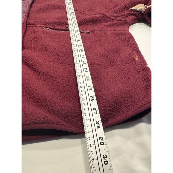 NEW Free People Movement x Hatch Hit The Slopes Fleece Jacket L Deep Maroon NWT - Picture 12 of 13